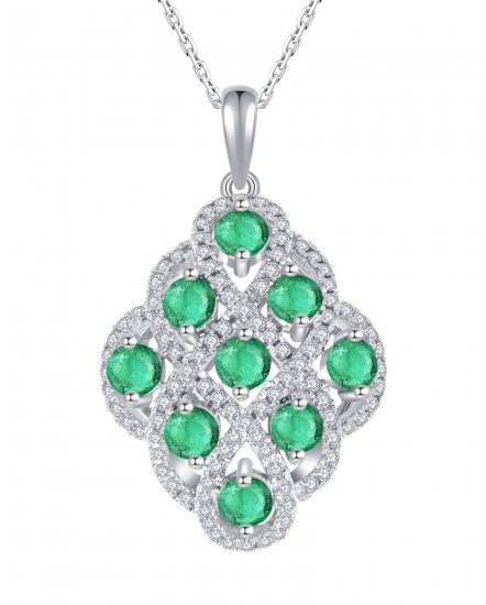 UNIQUE DIAMOND PENDANT (TP1640)